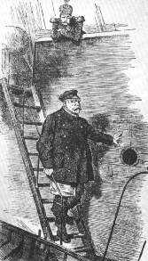 'Der Lotse verlässt das Schiff' (Karikatur von Sir John Teniel, 1890)
