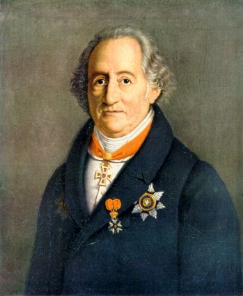 Goethe gemalt von H. Chr. Kolbe